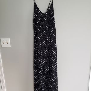 Polka Dot Slip Midi Dress